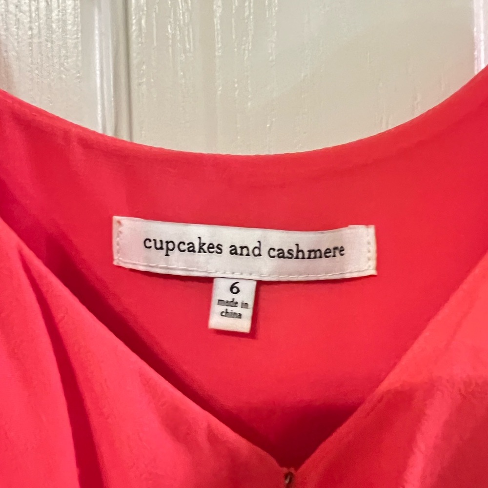 Morena Dress wrap front with button and tie closure ruffle trimmed neckline - Picture 3 of 4